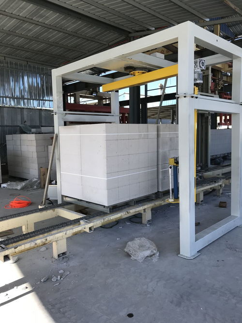 搖臂式纏繞包裝機 加氣磚建材類產品包裝與銷售的高效利器